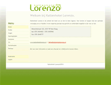 Tablet Screenshot of kattenhotellorenzo.nl
